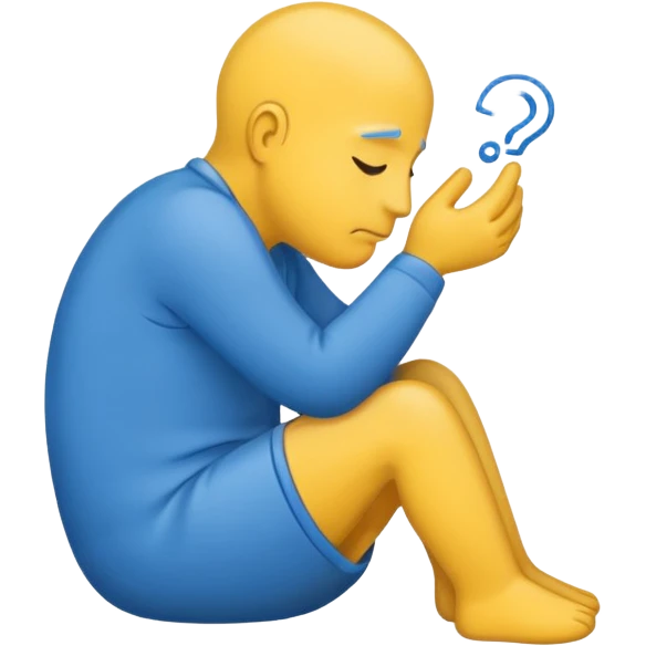 a slow thinker sticker emoji