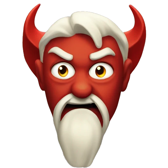 " Devil with angles " emoji