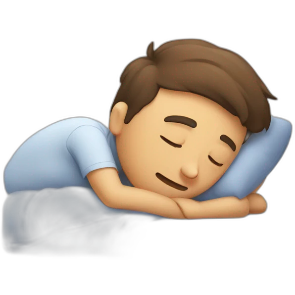 Sleepy boyfriend emoji