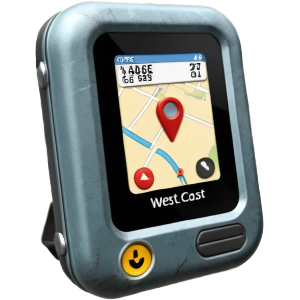 gps locater on west coast nz terrain emoji