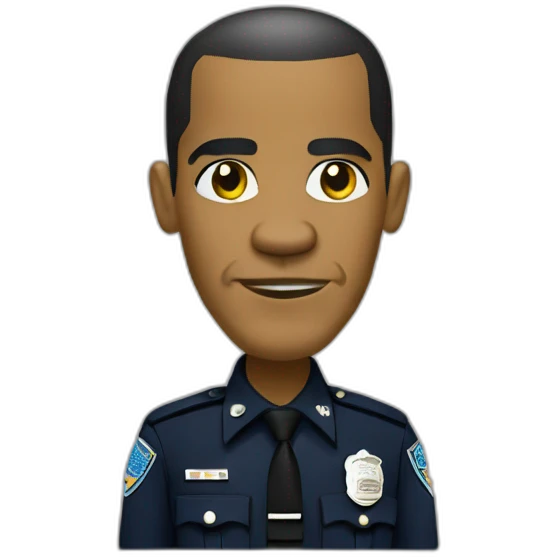 barak obama police  emoji
