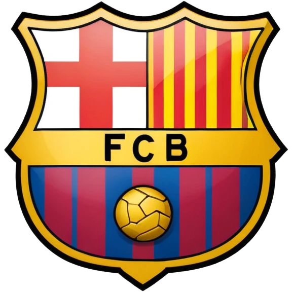 logo of the Barcelona football team emoji