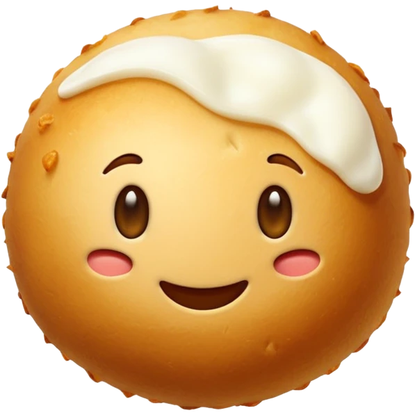Mozzarella cheese balls emoji