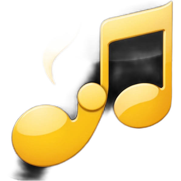 Nota musical negra emoji