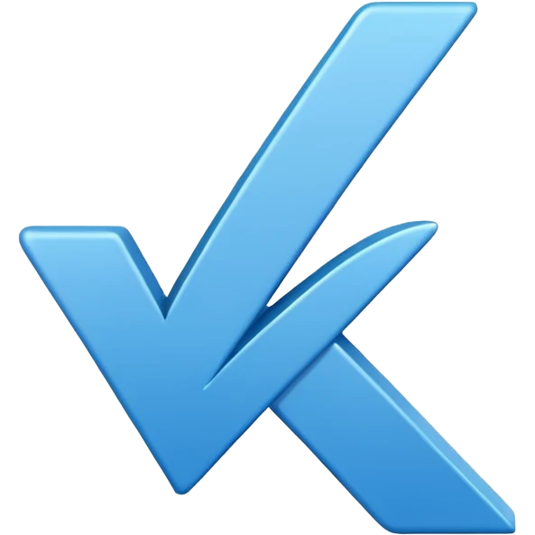 🔵☑️ ادمج لي هذان على شكل علامة توثيق emoji