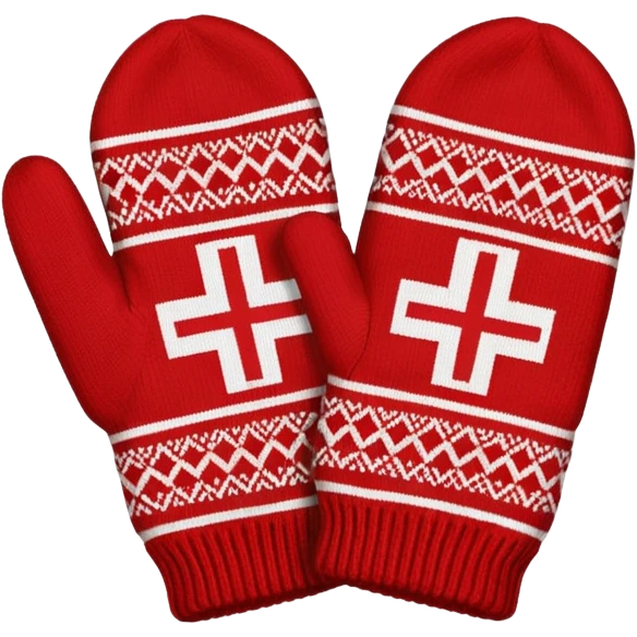norwegian knit a single mitten selbu emoji