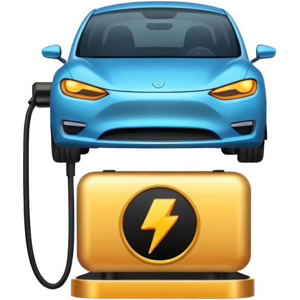 car CHARGING SPOT  emoji