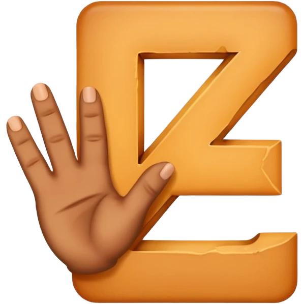 Lettre z avec ses main  emoji