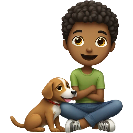 boy have dog emoji
