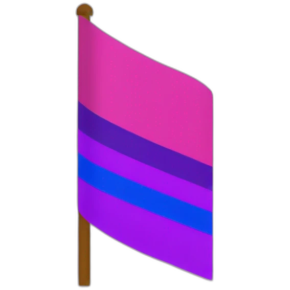 bisexual flag emoji