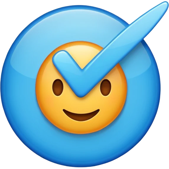 Mavi tik emoji