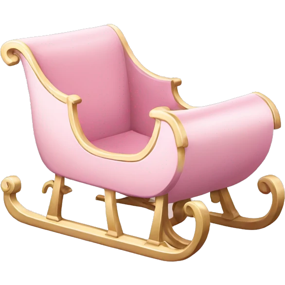light pink sleigh emoji