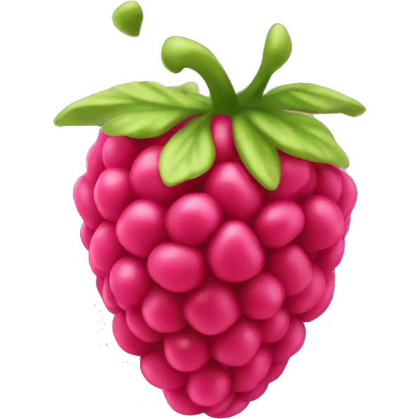 3D Rasberry  emoji