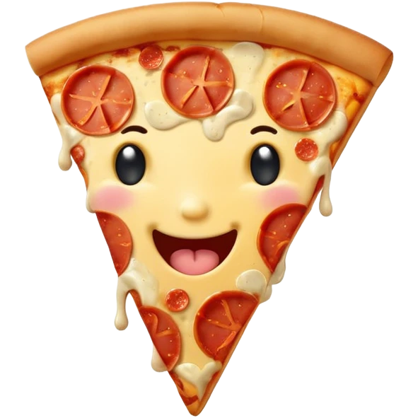 winking slice of pizza emoji