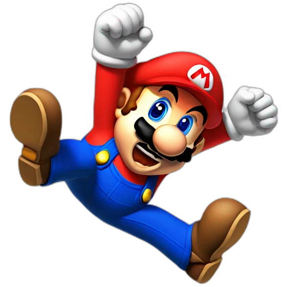 Mario 2d classic jump  emoji