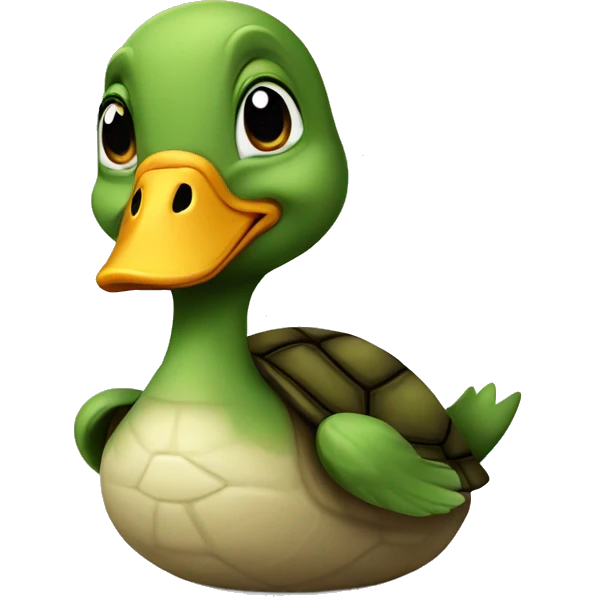 Turtle duck alen emoji