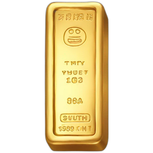 Gold bar emoji