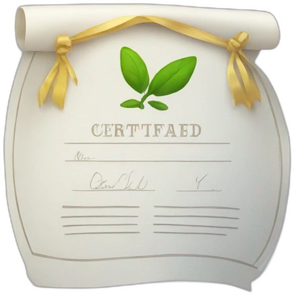 Certificated emoji