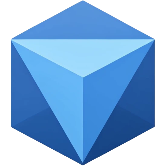 Presentation blue emoji