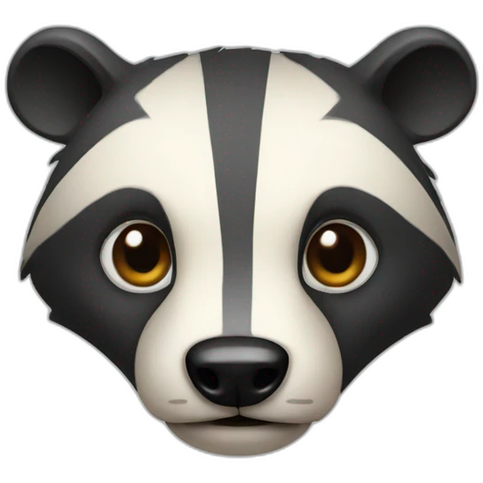 Badger with muscles  emoji