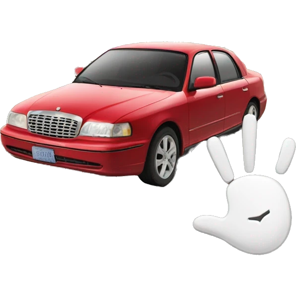 Taj Mahal with car emoji