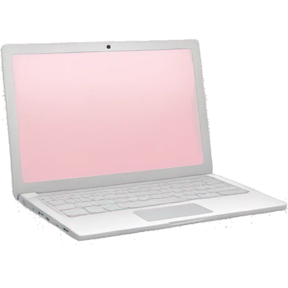 Soft Pink laptop 🩷 emoji