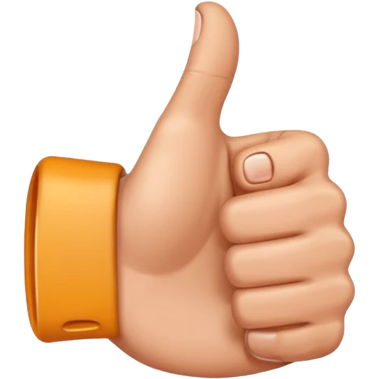 A piece sign with the thumbs up emoji