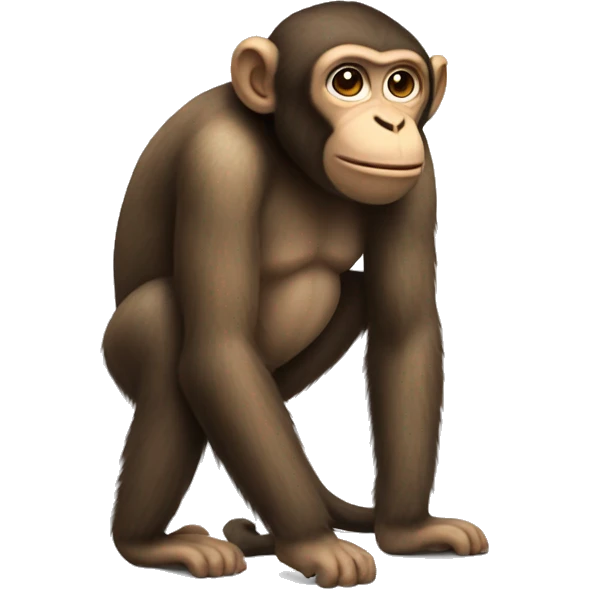 monkey with big butt emoji