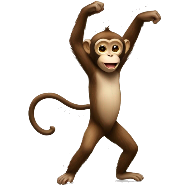 monkey funny dance emoji