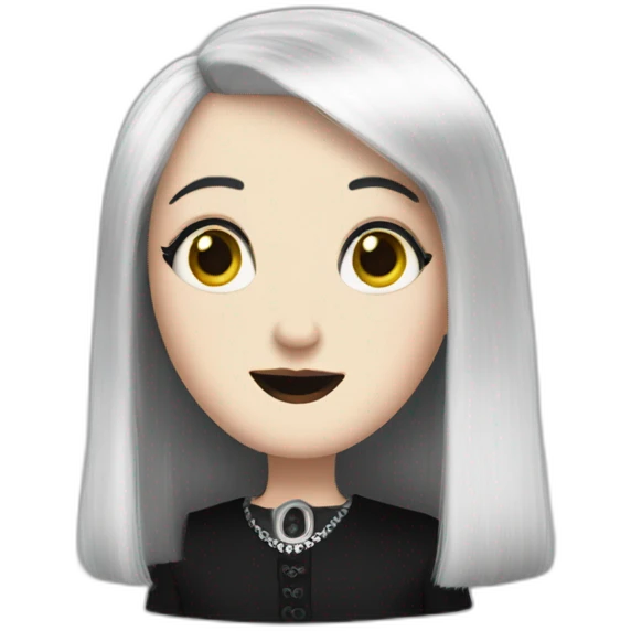 Hend addams family emoji