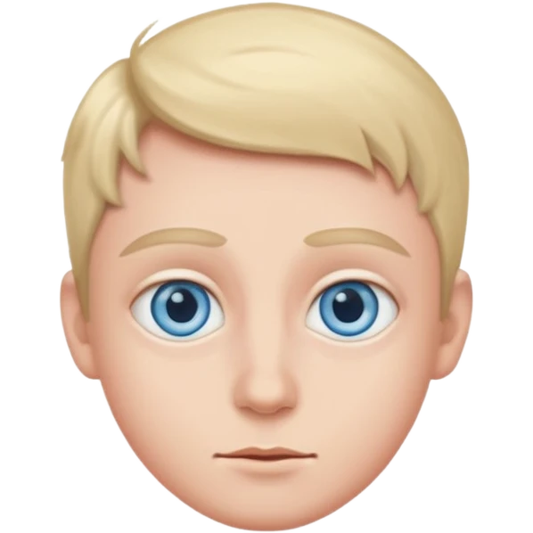 Big blue eyes emoji