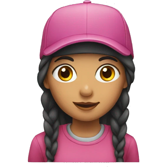 Girl with cap  emoji