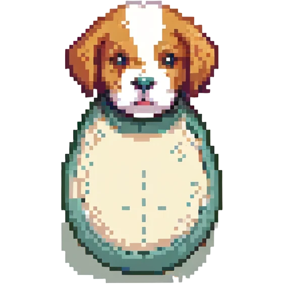 bowling skittle keel with puppy head on top emoji