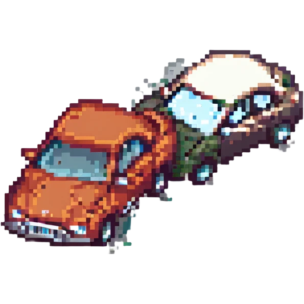 cars crash emoji