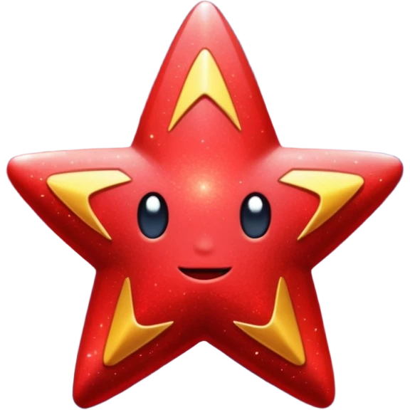 red star glitter space emoji