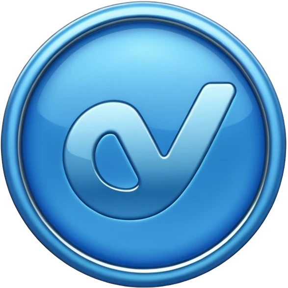 Blue Verified symbol  emoji