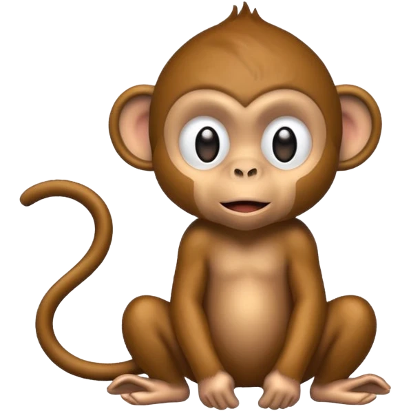 Monkey pooping emoji