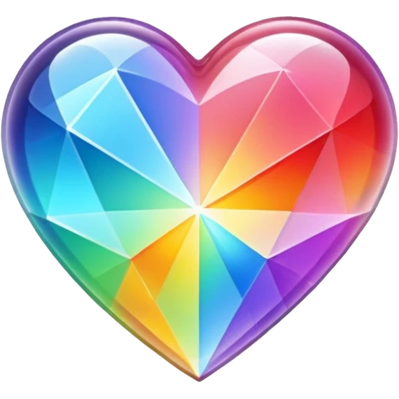 heart prism emoji