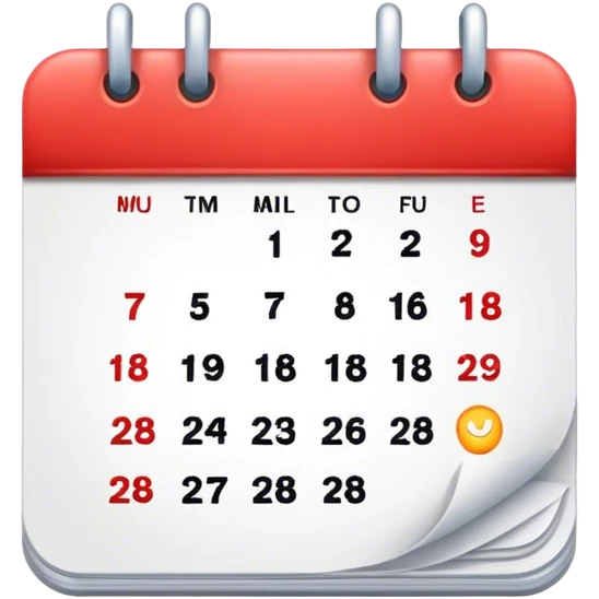 Simple Calendar emoji