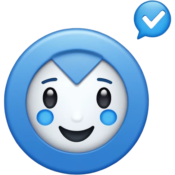 Blue tick for insta emoji