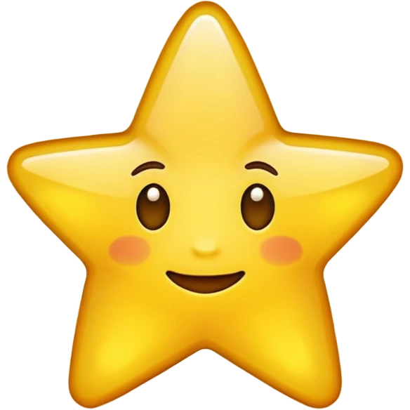 star without face emoji