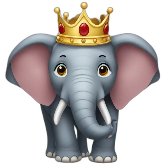 King elephant emoji