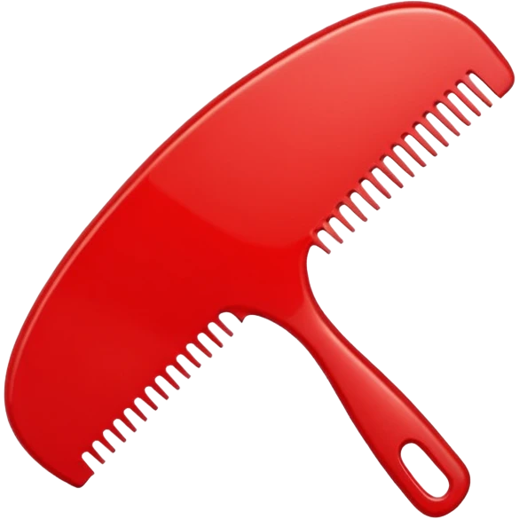 red comb emoji
