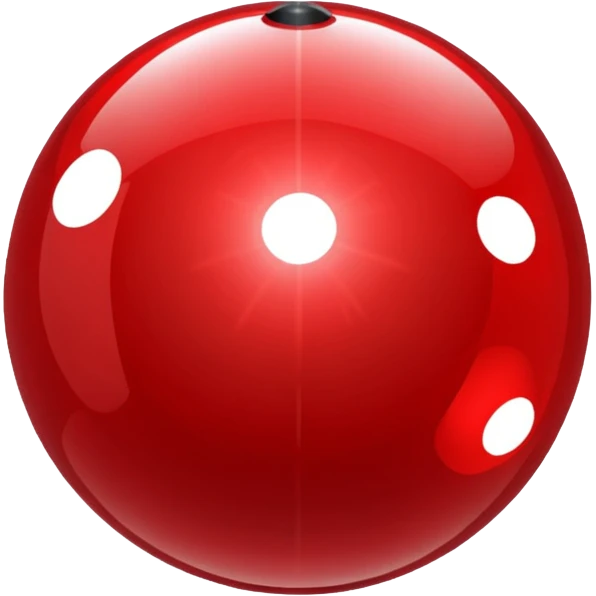 Disco Birthday Ball with red shine emoji