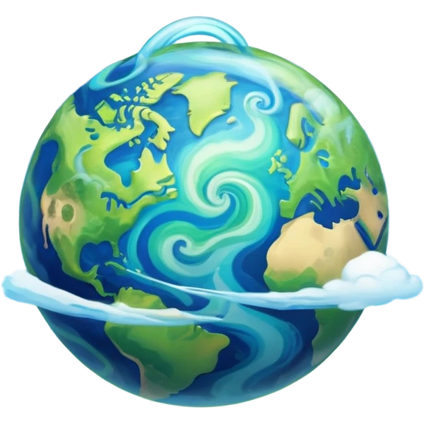 colorful planet with ring emoji