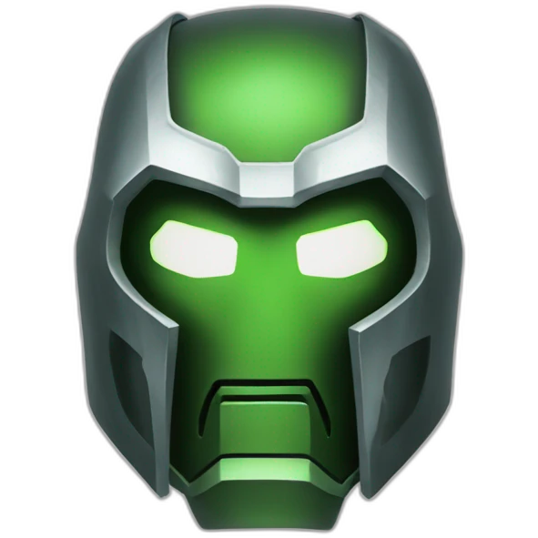 dr doom reflective mask emoji