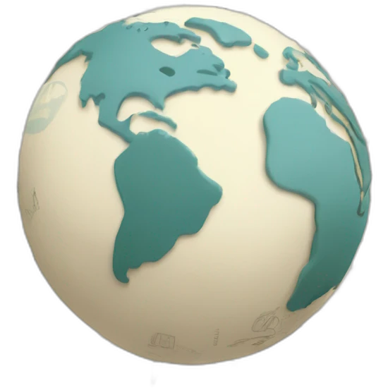 stick figures around the globe with free pale-s.tlne written on the globe emoji