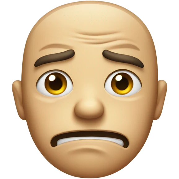 disgusted face emoji