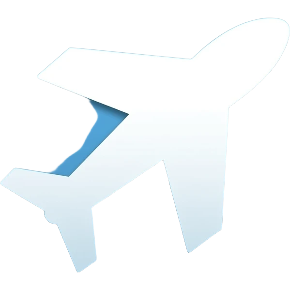 flight app logo witha app frame emoji