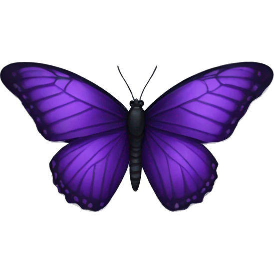 Dark purple butterfly emoji